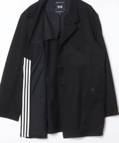 Y-3(ワイスリー)の「Y-3 WOOL CHORE COAT(テーラードジャケット・メンズ・ブラック・SMALL/MEDIUM/LARGE/X-LARGE/X-SMALL)」の7枚目の写真