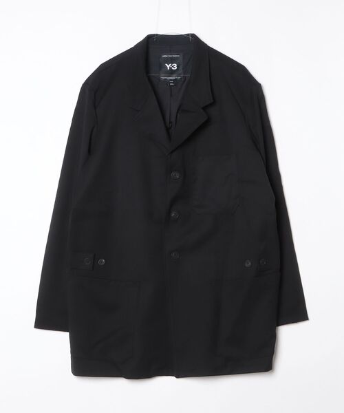 Y-3(ワイスリー)の「Y-3 WOOL CHORE COAT(テーラードジャケット・メンズ・ブラック・SMALL/MEDIUM/LARGE/X-LARGE/X-SMALL)」の5枚目の写真