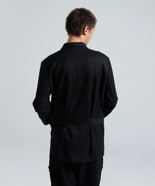 Y-3(ワイスリー)の「Y-3 WOOL CHORE COAT(テーラードジャケット・メンズ・ブラック・SMALL/MEDIUM/LARGE/X-LARGE/X-SMALL)」の2枚目の写真
