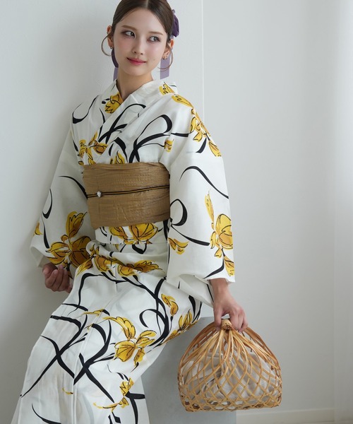 2026新作 ひとりで着れる！簡単セパレート浴衣セット utatane（浴衣