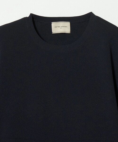 UNITED ARROWS（ユナイテッドアローズ）の「カットワーク バルーン シルエット ニット ‐ウォッシャブル‐（ニット/セーター・レディース・ネイビー/グレー系/ブラック・FREE）」の18枚目の写真