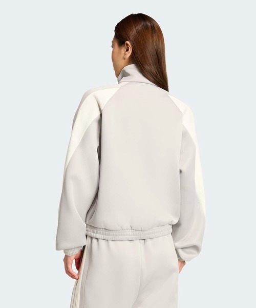 adidas（アディダス）の「スタジアム トラックトップ / ジャージ / アディダス adidas（ジャージ・レディース・グレー・MEDIUM/LARGE/XX-LARGE/X-SMALL/X-LARGE/SMALL）」の2枚目の写真