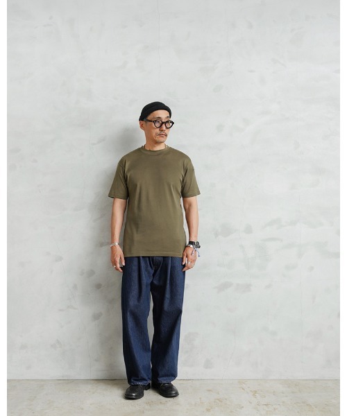 MILITARY(ミリタリー)の「実物 新品 デッドストック スイス軍 ショートスリーブ Tシャツ COTTON(Tシャツ/カットソー・メンズ・ブラウン系その他・56/52/48)」の4枚目の写真