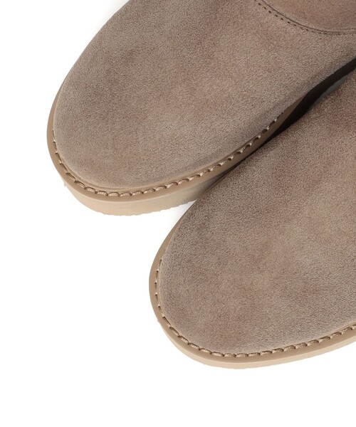 Demi-Luxe BEAMS（デミルクス ビームス）の「【別注】CAMINANDO / ボア ショートブーツ（ドレスシューズ・レディース・ブラウン系その他3/ブラック・8inch/7inch/6inch）」の7枚目の写真