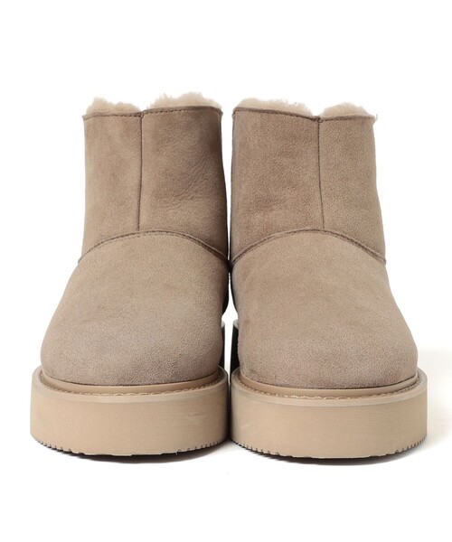 Demi-Luxe BEAMS（デミルクス ビームス）の「【別注】CAMINANDO / ボア ショートブーツ（ドレスシューズ・レディース・ブラウン系その他3/ブラック・8inch/7inch/6inch）」の11枚目の写真