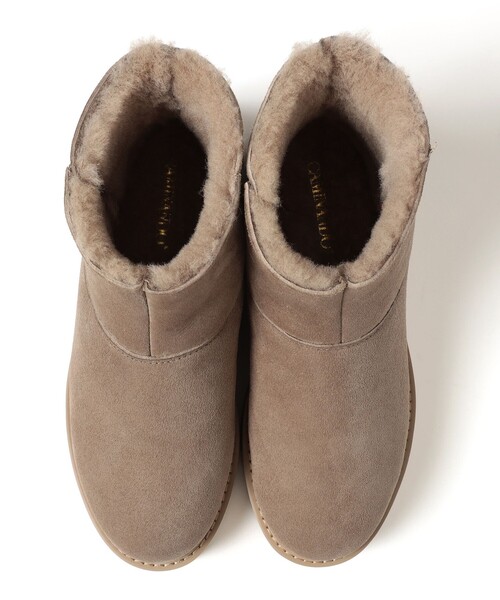Demi-Luxe BEAMS（デミルクス ビームス）の「【別注】CAMINANDO / ボア ショートブーツ（ドレスシューズ・レディース・ブラウン系その他3/ブラック・8inch/7inch/6inch）」の12枚目の写真