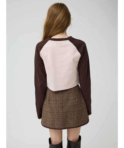 LILY BROWN(リリーブラウン)の「【LILY BROWN×MARY QUANT】デイジープリントラグランロンT(Tシャツ/カットソー・レディース・ピンク/オフホワイト/グレー・F)」の12枚目の写真
