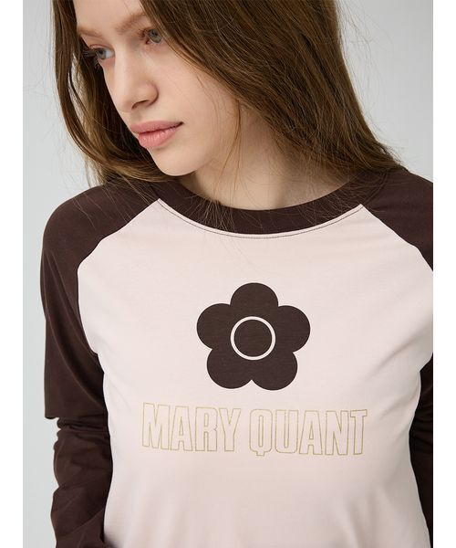 LILY BROWN(リリーブラウン)の「【LILY BROWN×MARY QUANT】デイジープリントラグランロンT(Tシャツ/カットソー・レディース・ピンク/オフホワイト/グレー・F)」の14枚目の写真