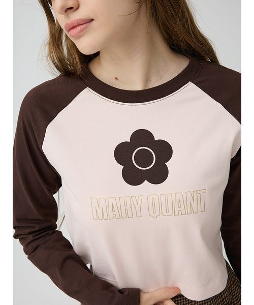 LILY BROWN(リリーブラウン)の「【LILY BROWN×MARY QUANT】デイジープリントラグランロンT(Tシャツ/カットソー・レディース・ピンク/オフホワイト/グレー・F)」の15枚目の写真