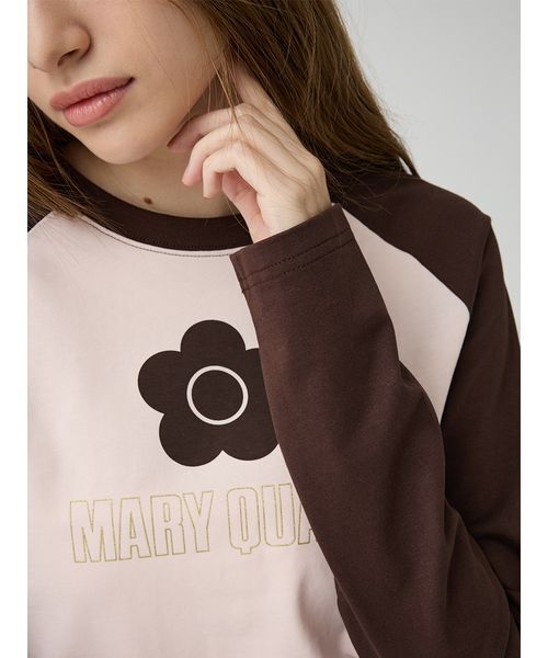 LILY BROWN(リリーブラウン)の「【LILY BROWN×MARY QUANT】デイジープリントラグランロンT(Tシャツ/カットソー・レディース・ピンク/オフホワイト/グレー・F)」の16枚目の写真