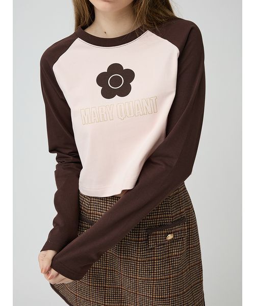 LILY BROWN(リリーブラウン)の「【LILY BROWN×MARY QUANT】デイジープリントラグランロンT(Tシャツ/カットソー・レディース・ピンク/オフホワイト/グレー・F)」の18枚目の写真