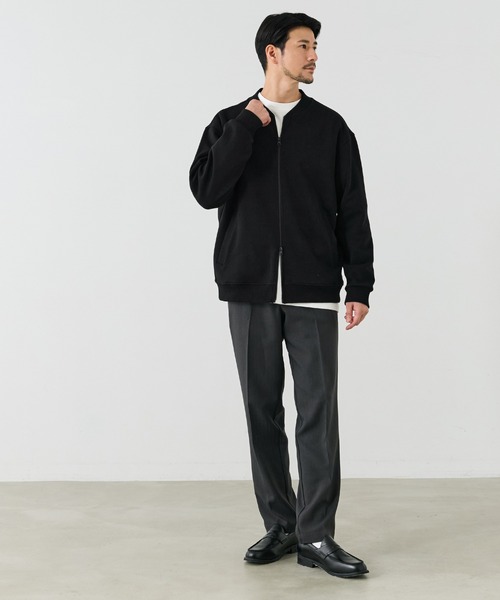 coca(coca)(コカ)の「ソフトスウェットMA-1(MA-1・メンズ・ブラック/グレー・L/XL/M)」の8枚目の写真