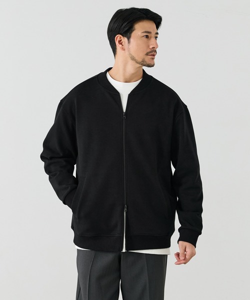 coca(coca)(コカ)の「ソフトスウェットMA-1(MA-1・メンズ・ブラック/グレー・L/XL/M)」の10枚目の写真