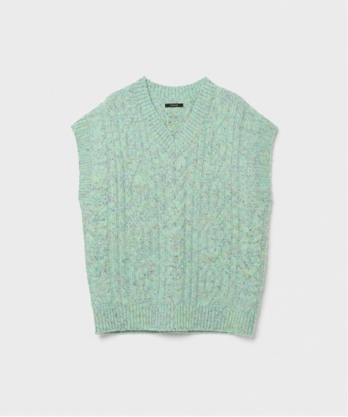 TAAKK/ターク】 MULTICOLOR CABLE KNIT（ベスト）｜TAAKK（ターク）の