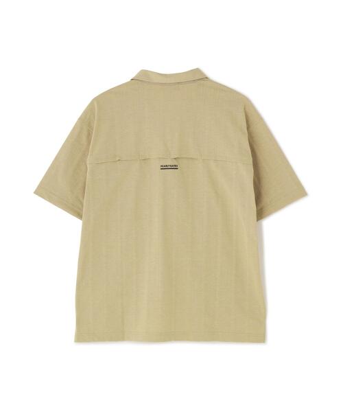 PEARLY GATES(パーリーゲイツ)の「【PEARLY GATES】ストレッチサッカージャガード半袖ポロシャツ(ポロシャツ・メンズ・ベージュ・MEDIUM/X-LARGE/LARGE)」の8枚目の写真