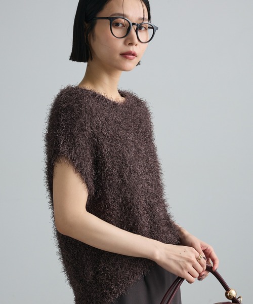 French Sleeve Raglan Knit Pullover — пуловер с регланными короткими рукавами