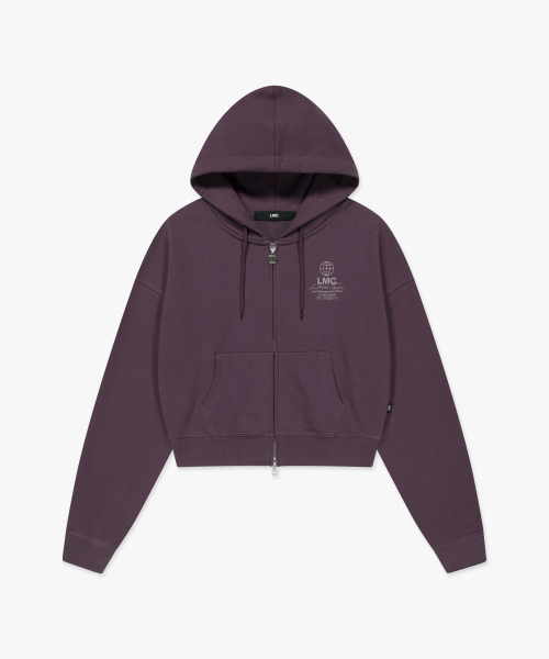 LMCの「WM SIGNATURE COMBO ZIP-UP HOODIE dark purple（パーカー・レディース・その他・MEDIUM/SMALL）」の3枚目の写真