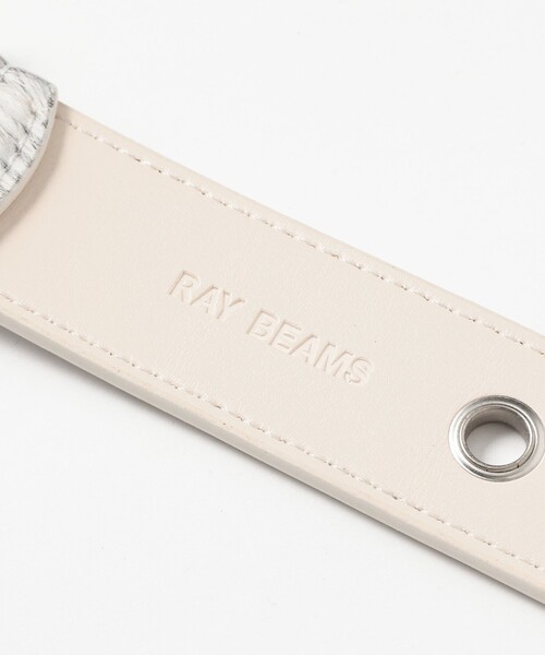 Ray BEAMS(レイビームス)の「アイレット レザー ベルト(ベルト・レディース・ダークブラウン/ホワイト・ONE SIZE)」の8枚目の写真