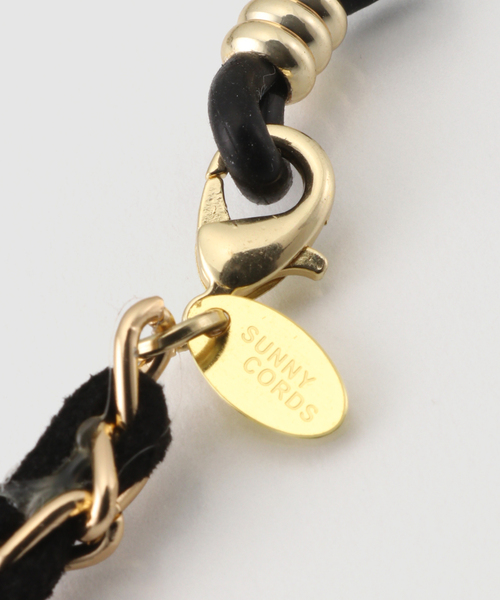 AP STUDIO(エーピーストゥディオ)の「【Sunny Cords/サニーコーズ】Classy c gold black(その他小物・レディース・ブラック・FREE)」の6枚目の写真