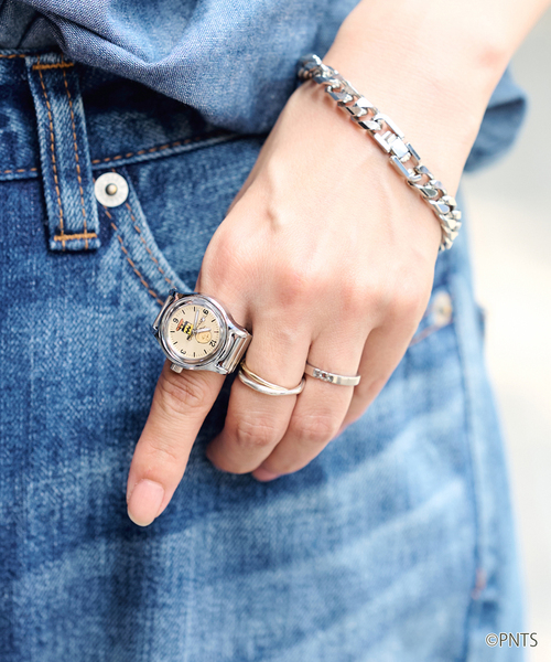 FRAMeWORK(フレームワーク)の「TIMEX 別注PEANUTS FINGERWATCH CHARLIE BROWN(リング・レディース・シルバー・FREE)」の15枚目の写真