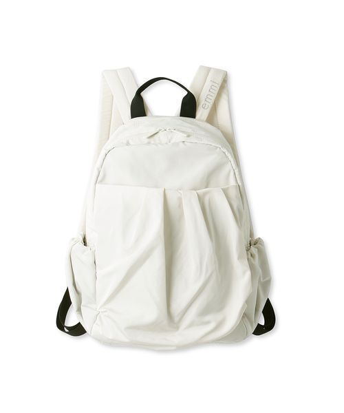 emmi(エミ)の「eco ミニギャザーボディーバックパック/撥水(バックパック/リュック・レディース・オフホワイト/ブラック/ダークブラウン・F)」の1枚目の写真