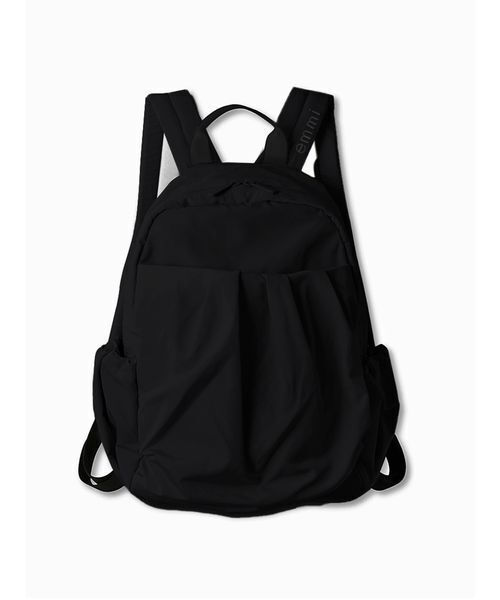 emmi(エミ)の「eco ミニギャザーボディーバックパック/撥水(バックパック/リュック・レディース・オフホワイト/ブラック/ダークブラウン・F)」の2枚目の写真