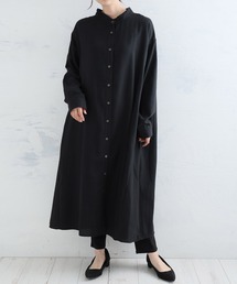 【選べる3サイズ/2丈/12カラー】フランネルチェック シャツワンピース【大きいサイズ対応】