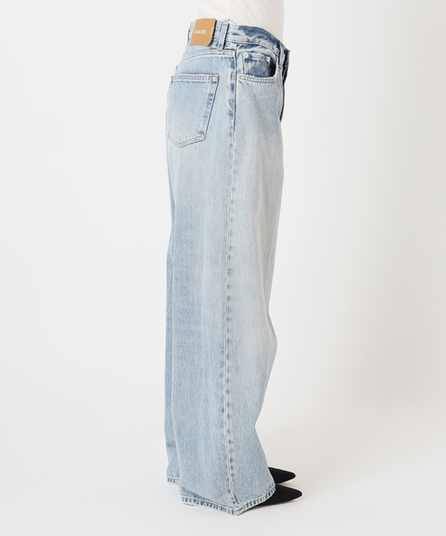 journal standard L'essage(ジャーナルスタンダードレサージュ)の「HAIKURE/ハイクル BETHANY SHORT LENGTH POLLOCK デニムパンツ(デニムパンツ・レディース・ブルー・23/25/24)」の12枚目の写真
