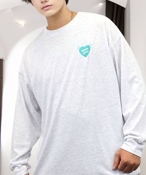 Ammie(アミー)の「ワイド 刺繍 ワンポイント 長袖Tシャツ(Tシャツ/カットソー・メンズ・ホワイト系その他2/ホワイト系その他3/ホワイト系その他4/ホワイト系その他5/ホワイト系その他6/ブラック系その他2/ブラック系その他3/ブラック系その他4/ブラック系その他5/ブラック系その他6/ホワイト系1/ホワイト系2/ホワイト系3/ホワイト系4/ホワイト系5/ホワイト系6/ホワイト系7/ブラック系/ブラック系1/ブラック系2/ブラック系3/ブラック系4/ブラック系5/ブラック系6/ブラック系7・M/L)」の11枚目の写真