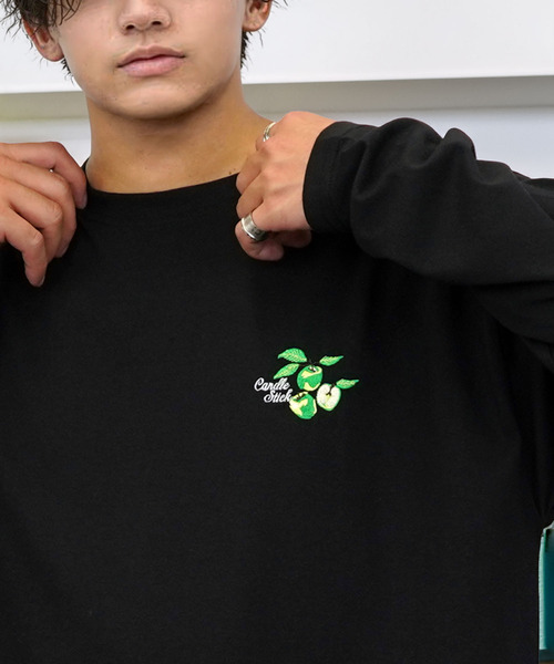 Ammie(アミー)の「ワイド 刺繍 ワンポイント 長袖Tシャツ(Tシャツ/カットソー・メンズ・ホワイト系その他2/ホワイト系その他3/ホワイト系その他4/ホワイト系その他5/ホワイト系その他6/ブラック系その他2/ブラック系その他3/ブラック系その他4/ブラック系その他5/ブラック系その他6/ホワイト系1/ホワイト系2/ホワイト系3/ホワイト系4/ホワイト系5/ホワイト系6/ホワイト系7/ブラック系/ブラック系1/ブラック系2/ブラック系3/ブラック系4/ブラック系5/ブラック系6/ブラック系7・M/L)」の15枚目の写真