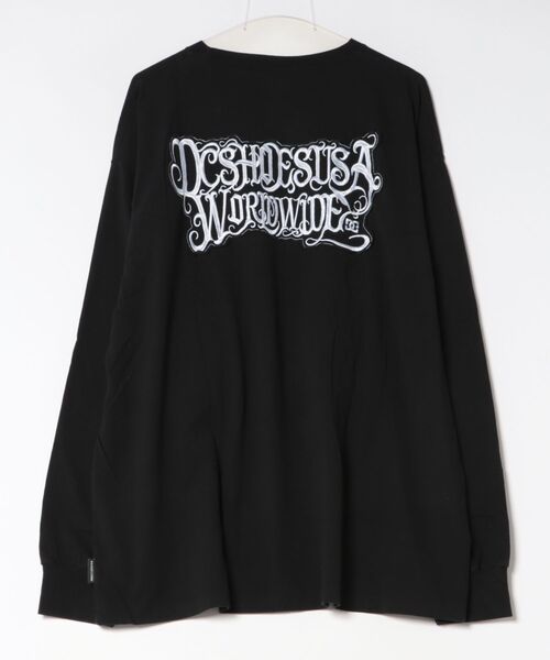 DC（ディーシー）の「DC/ディーシー 長袖Ｔシャツ ロンT DLT264048（Tシャツ/カットソー・メンズ・ブラック×ホワイト/シルバーグレー/スミクロ・XL/L/M）」の7枚目の写真