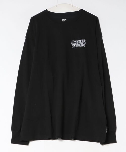 DC（ディーシー）の「DC/ディーシー 長袖Ｔシャツ ロンT DLT264048（Tシャツ/カットソー・メンズ・ブラック×ホワイト/シルバーグレー/スミクロ・XL/L/M）」の8枚目の写真