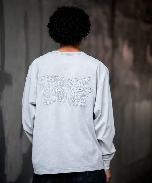 DC（ディーシー）の「DC/ディーシー 長袖Ｔシャツ ロンT DLT264048（Tシャツ/カットソー・メンズ・ブラック×ホワイト/シルバーグレー/スミクロ・XL/L/M）」の10枚目の写真
