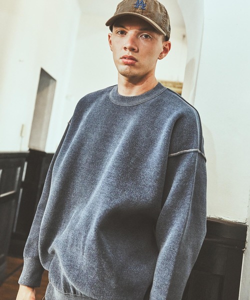 niko and...(ニコアンド)の「モールリバーシブルニットプルオーバー(ニット/セーター・メンズ・ベージュ/チャコール/ブルー/ボルドー・LARGE/MEDIUM)」の3枚目の写真