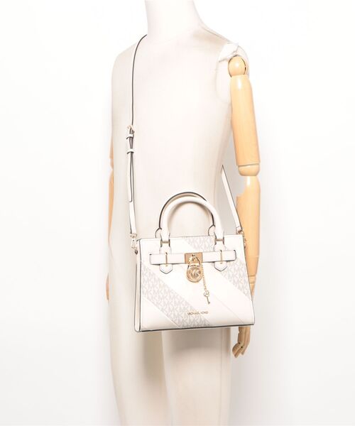 MICHAEL KORS(マイケルコース)の「LANDON SM SATCHEL(ハンドバッグ・レディース・ベージュ系その他・FREE)」の5枚目の写真