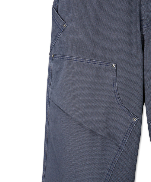 9999ARCHIVE(9999アーカイブ)の「Vintage Rugged Grain Double-Knee Pants(その他パンツ・メンズ・ネイビー・3/1/2)」の4枚目の写真