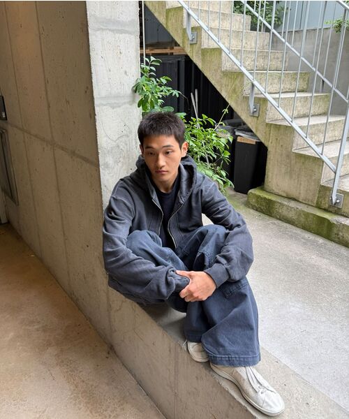 9999ARCHIVE(9999アーカイブ)の「Vintage Rugged Grain Double-Knee Pants(その他パンツ・メンズ・ネイビー・3/1/2)」の6枚目の写真