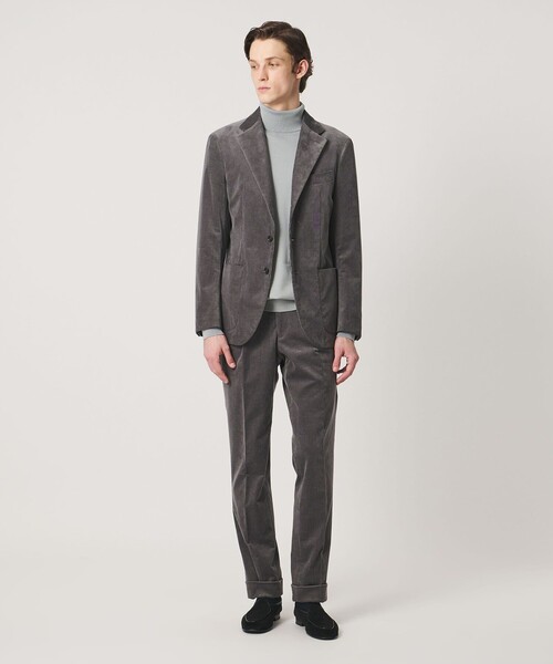 UNITED ARROWS（ユナイテッドアローズ）の「ハイゲージ タートルネック ニット（ニット/セーター・メンズ・ターコイズブルー系/ライトグレー/ブラック・M/S/L/XL）」の4枚目の写真