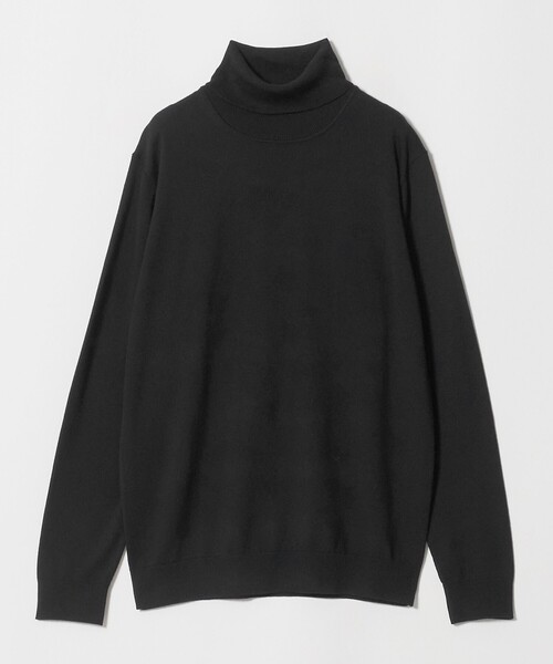 UNITED ARROWS（ユナイテッドアローズ）の「ハイゲージ タートルネック ニット（ニット/セーター・メンズ・ターコイズブルー系/ライトグレー/ブラック・M/S/L/XL）」の17枚目の写真