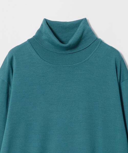 UNITED ARROWS（ユナイテッドアローズ）の「ハイゲージ タートルネック ニット（ニット/セーター・メンズ・ターコイズブルー系/ライトグレー/ブラック・M/S/L/XL）」の21枚目の写真