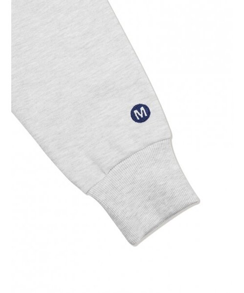 FABULOUS ARCHIVE（ファビュラスアーカイブ）の「[起毛選択]ウィメンズクロップベアフレンズエンボス刺繍スウェットアッシュグレー(FCB3TS355W)（スウェット・レディース・ライトグレー・L size/LARGE/M size/MEDIUM）」の6枚目の写真