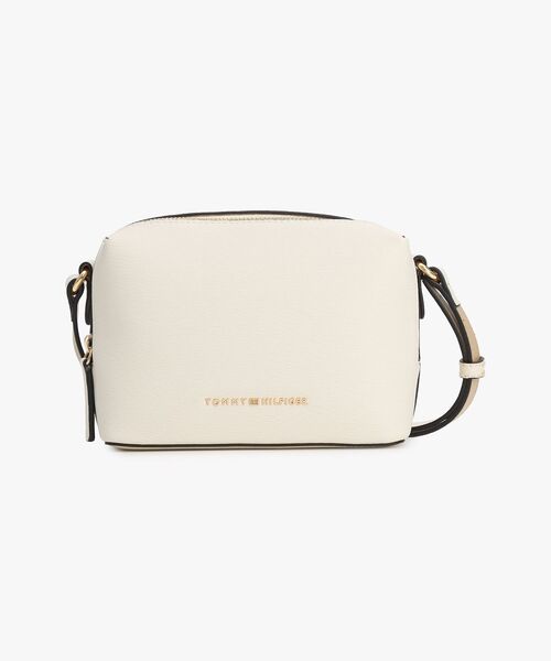 TOMMY HILFIGER(トミーヒルフィガー)の「モダンカメラバッグ(ショルダーバッグ・レディース・ブラック/アイボリー・FREE)」の2枚目の写真