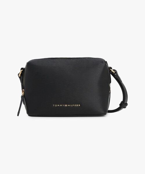 TOMMY HILFIGER(トミーヒルフィガー)の「モダンカメラバッグ(ショルダーバッグ・レディース・ブラック/アイボリー・FREE)」の1枚目の写真