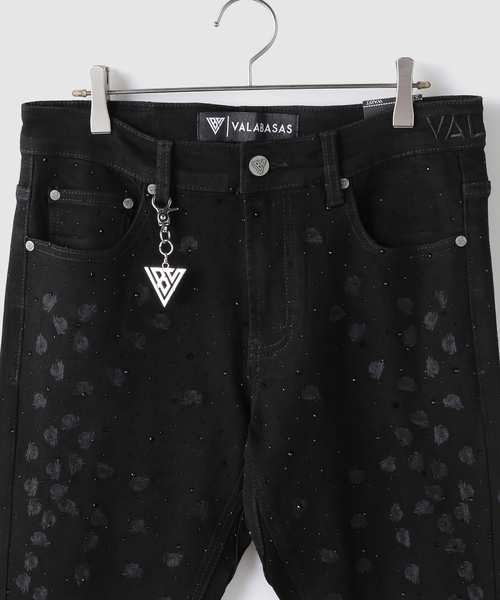 VALABASAS（ヴァラバサス）の「VALABASAS / ヴァラバサス "CANITE"（デニムパンツ・メンズ・ブラック/ブルー・32/30）」の4枚目の写真