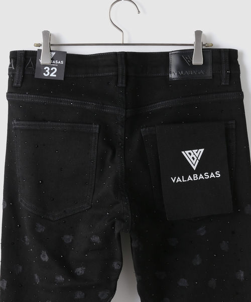 VALABASAS（ヴァラバサス）の「VALABASAS / ヴァラバサス "CANITE"（デニムパンツ・メンズ・ブラック/ブルー・32/30）」の5枚目の写真