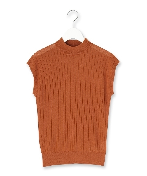 AG by aquagirl（エージーバイアクアガール）の「スマートアイスリネンノースリーブニット（ニット/セーター・レディース・ブラック/ブラウン系1/レッド/ブラウン/ホワイト/ブラック系1/グリーン・38）」の5枚目の写真