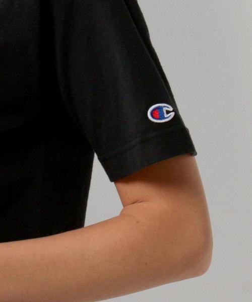 Champion（チャンピオン）の「【WEB限定】◎Champion 1ポケットTシャツ / チャンピオン（Tシャツ/カットソー・レディース・ホワイト/ブラック・SMALL/MEDIUM）」の10枚目の写真