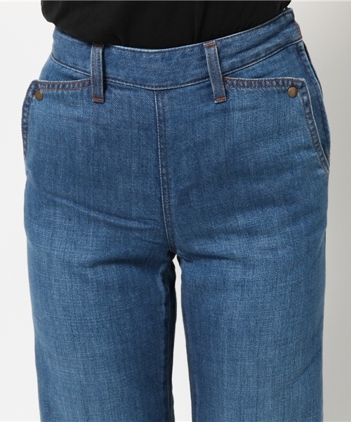 SLY（スライ）の「AMES JW FLARE PT-B（デニムパンツ・レディース・ブルー・1/0/2）」の5枚目の写真