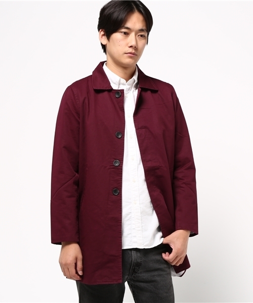Revo.(レボ)の「Revo. SELECT ITEM / コットン ステンカラーコート(ステンカラーコート・メンズ・ワイン/ネイビー/カーキ・X-LARGE/LARGE/MEDIUM)」の19枚目の写真