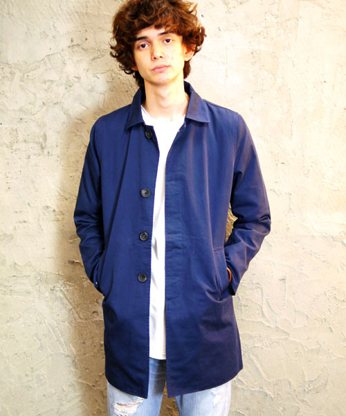 Revo.(レボ)の「Revo. SELECT ITEM / コットン ステンカラーコート(ステンカラーコート・メンズ・ワイン/ネイビー/カーキ・X-LARGE/LARGE/MEDIUM)」の6枚目の写真